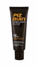 Piz Buin 50ml ultra light dry touch face fluid spf15
