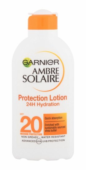 Garnier 200ml ambre solaire protection lotion spf20