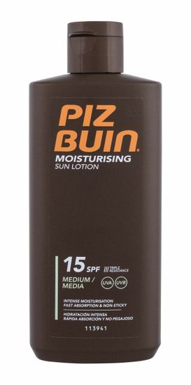 Piz Buin 200ml moisturising sun lotion spf15