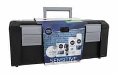 Nivea 100ml men sensitive toolbox with complete care for