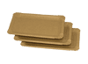 Hnědý papírový tácek EKO 10x16 cm č. 3 párty KRAFT bal/10 ks Balení: 10