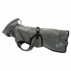 Trixie Koupací plášť / župan pro psy m: 50 cm, šedá,
