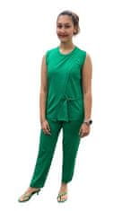 SCORZZO zelené široké kalhoty do gumy Velikost: XL