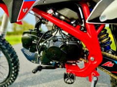 Leramotors Dětská benzínová motorka Pitbike Leramotors by APOLLO THUNDER 125cc 17/14 E-Start - červená