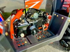 Leramotors Dětská benzínová čtyřkolka Leramotors by APOLLO COMMANDER 125ccm AUTOMAT - oranžová