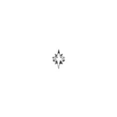 Smolík Formička vykrajovací hvězda 8cípů střed 2,4 cm