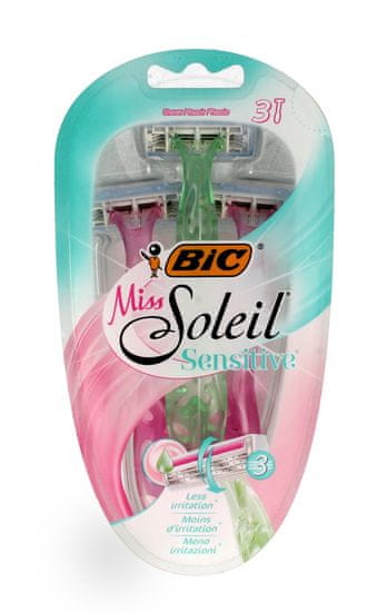 Bic Holicí strojek Miss Soleil 3 Sensitive 1Op.-3ks.