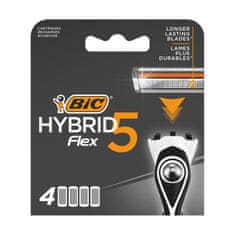 Bic Systémové holicí kazety Hybrid Flex 5 blistrů 1Op.-4Set