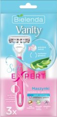 OEM Bílá dámská holící břitva Vanity Soft Expert 3Shaves