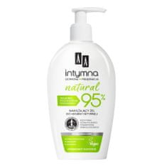 AA Intimate Natural 95% hydratační gel pro intimní hygienu 300 ml