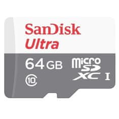 SanDisk Paměťová karta Micro SDXC Ultra Android 64GB UHS-I U1 (100R/ 20W) + adapter