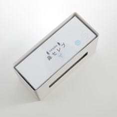 Yamazaki Zásobník na papírové ubrousky Rin 4766, kov/dřevo, bílý