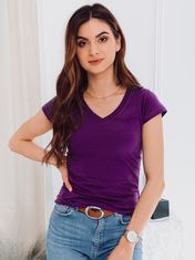 Deoti Dámské basic tričko Casilda fialová XL