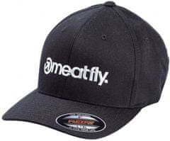 MEATFLY kšiltovka BRAND Flexfit černá L/XL