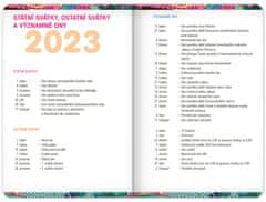 Presco Publishing Školní diář Fresh (září 2023 – prosinec 2024), 9,8 × 14,5 cm
