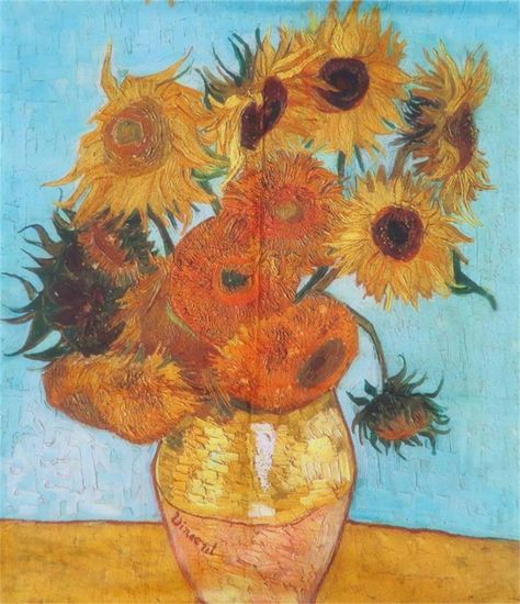 Bavlissimo Šála 180 x 70 cm Vincent van Gogh-Slunečnice