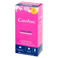 Carefree Hygienické vložky Plus Long Fresh Scent - svěží vůně 40ks