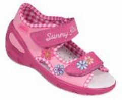 Befado dívčí sandálky SUNNY 065P034 růžové