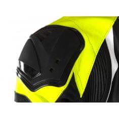 RSA Kombinéza na motorku GT2 černo-bílo-fluo žlutá Velikost: 54