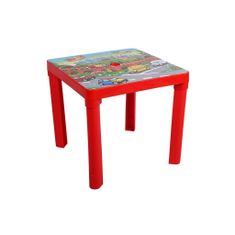 STAR PLUS Dětský zahradní nábytek - Plastový stůl červený