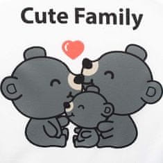 NEW BABY Dětské křeslo z Minky Cute Family šedé