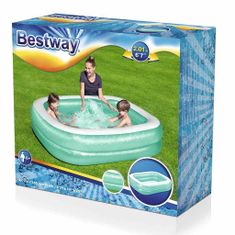 Bestway Dětský nafukovací bazén 201x150x51 cm zelený