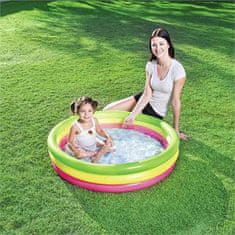 Bestway Dětský nafukovací bazén 102x25 cm 3 barevný