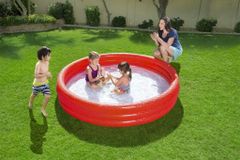 Bestway Dětský nafukovací bazén 183x33 cm červený