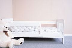 NEW BABY Dětská postel se zábranou ERIK 160x80 cm bílá