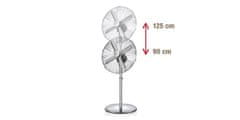 Tescoma stojanový ventilátor FANCY HOME o 40 cm, chrom