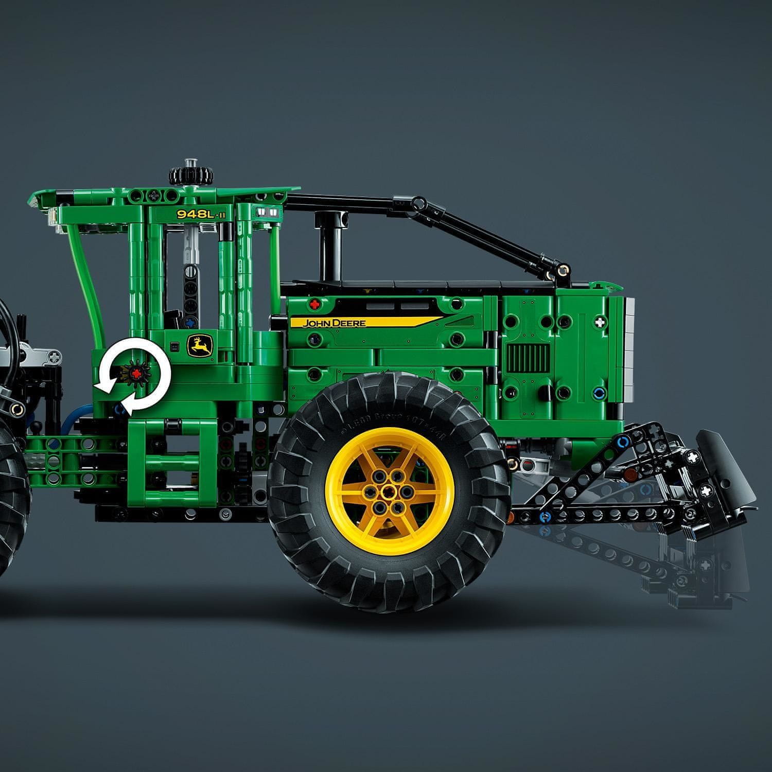 LEGO Technic 42157 Lesný traktor John Deere 948L-II