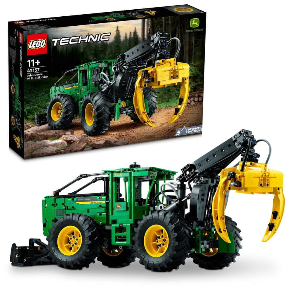 Levně LEGO Technic 42157 Lesní traktor John Deere 948L-II