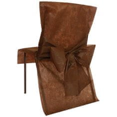 Torex Svatební potah na židle 50x95cm - čokoládová ( 10 ks/bal )