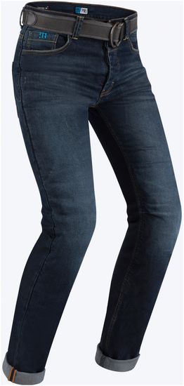 PMJ kalhoty jeans CAFERACER Legend modré