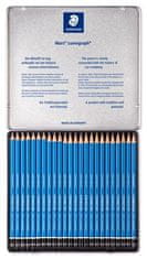 Staedtler Grafitové tužky "Mars Lumograph 100", 24 tvrdostí, šestihranná, umělecká, 100 G24