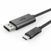 Kabel USB-C / DisplayPort 4K 60Hz Univerzální kompatibilita 3m