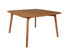 Present Time Konferenční stolek Bamboo velký tmavé dřevo 80x80 cm Leitmotiv