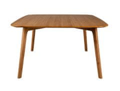 Present Time Konferenční stolek Bamboo velký tmavé dřevo 80x80 cm Leitmotiv