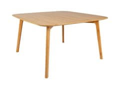 Present Time Konferenční stolek Bamboo velký světlé dřevo 80x80cm Leitmotiv