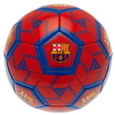 FotbalFans Fotbalový míč FC Barcelona, červeno-modrý, vel. 3