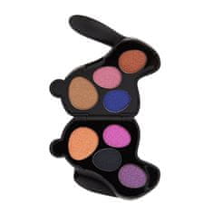 OEM I Heart Revolution Bunny Shadow Palette Paleta očních stínů (8) Liquorice - Rabbit Black 1Szt