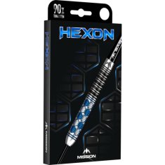 Mission Šipky Steel Hexon - Blue - 21g