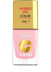 DELIA COSMETICS Coral Hybrid Gel Nail Enamel No. 04 Pastel Pink 11Ml