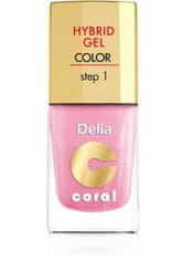 DELIA COSMETICS Coral Hybrid Gel Nail Enamel No. 31 Pearl Pink 11Ml