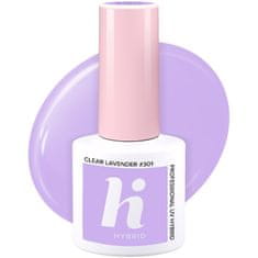 HI HYBRID Hybrydowy Lacquer No 301 Clear Lavender 5ml