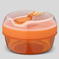 Carl Oscar  - N'ice Cup Svačinový box s chladicí vložkou - oranžová