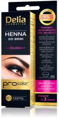 DELIA COSMETICS Henna gel na obočí 1.0 Black