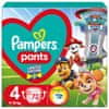 Pampers Active Baby Pants Paw Patrol Kalhotkové plenky vel. 4 (72 ks plenek) 9-15 kg