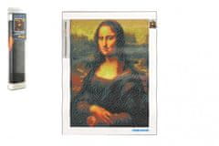 SMT Creatoys Diamantový obrázek Mona Lisa 40x30cm s doplňky v blistru
