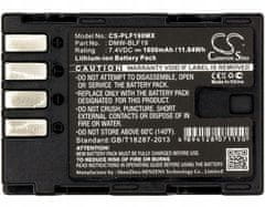 CameronSino Baterie Panasonic DMW-BLF19, DMW-BLF19E, 1600mAh